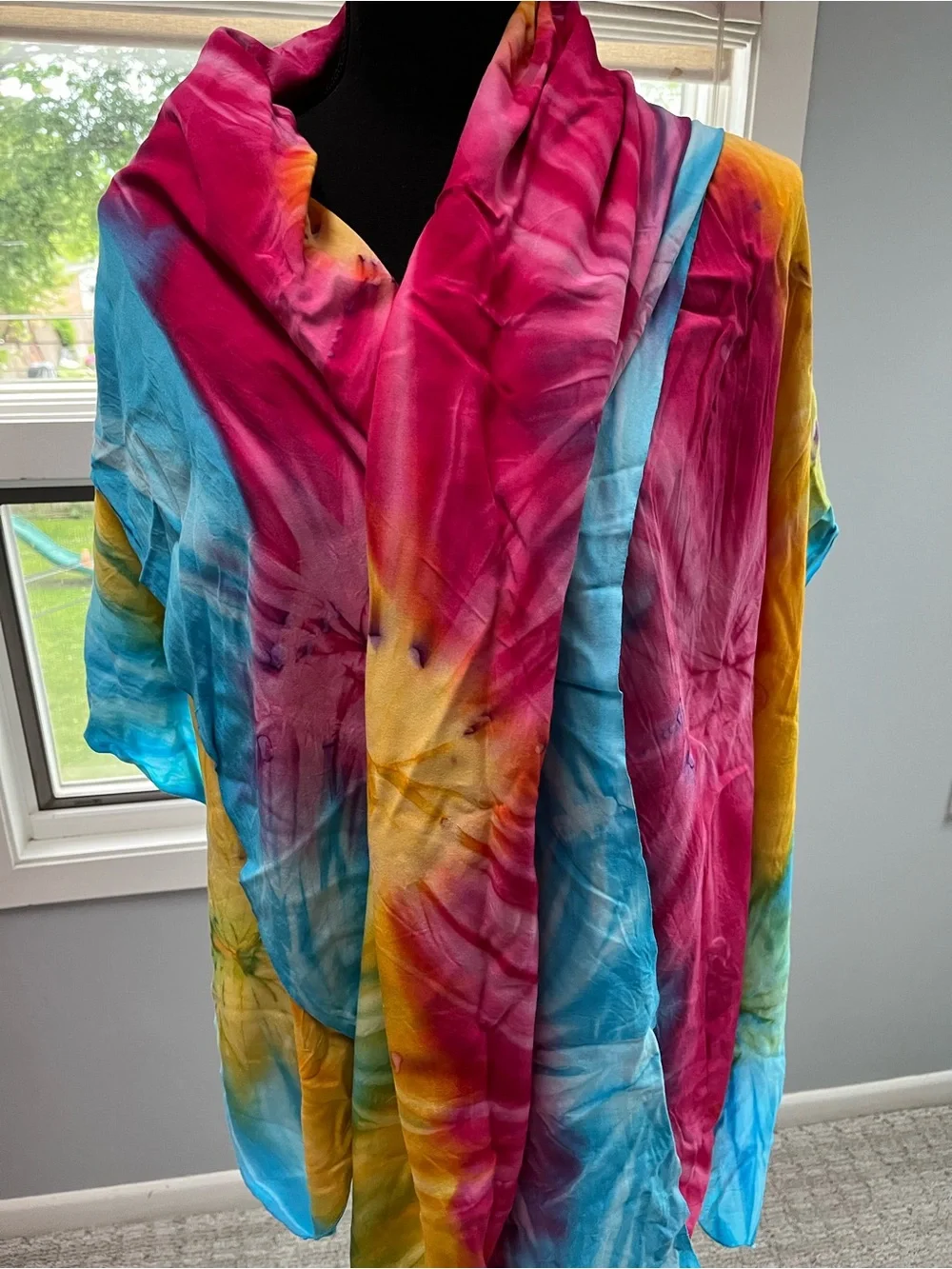 Tie-Dye Multi Color Sarong Wrap